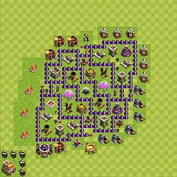 Base plan (layout), Town Hall Level 7 for farming (#120)
