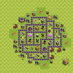 Base plan (layout), Town Hall Level 7 for farming (#122)