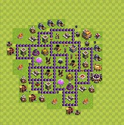 Base plan (layout), Town Hall Level 7 for farming (#130)