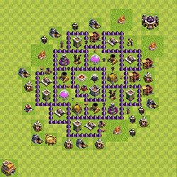 Base plan (layout), Town Hall Level 7 for farming (#131)