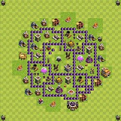 Base plan (layout), Town Hall Level 7 for farming (#133)
