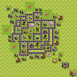 Base plan (layout), Town Hall Level 7 for farming (#134)