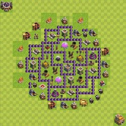 Base plan (layout), Town Hall Level 7 for farming (#135)