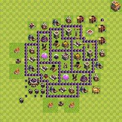 Base plan (layout), Town Hall Level 7 for farming (#136)