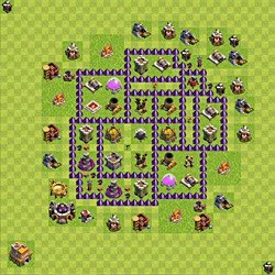 Base plan (layout), Town Hall Level 7 for farming (#138)