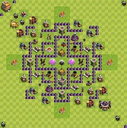 Base plan (layout), Town Hall Level 7 for farming (#141)