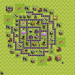Base plan (layout), Town Hall Level 7 for farming (#142)