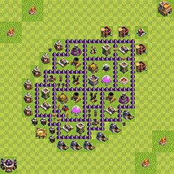 Base plan (layout), Town Hall Level 7 for farming (#152)