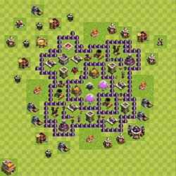 Base plan (layout), Town Hall Level 7 for farming (#153)
