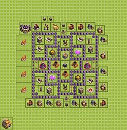 Base plan (layout), Town Hall Level 7 for farming (#17)