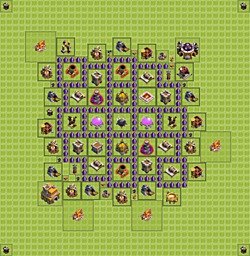 Base plan (layout), Town Hall Level 7 for farming (#20)