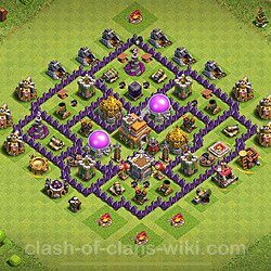 Base plan (layout), Town Hall Level 7 for farming (#2020)