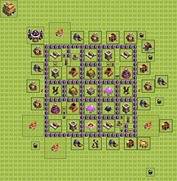 Base plan (layout), Town Hall Level 7 for farming (#22)