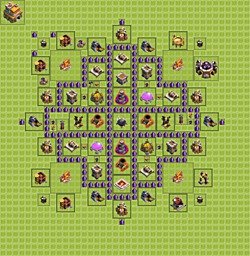 Base plan (layout), Town Hall Level 7 for farming (#25)