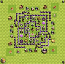 Base plan (layout), Town Hall Level 7 for farming (#26)