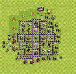 Base plan (layout), Town Hall Level 7 for farming (#27)
