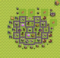 Base plan (layout), Town Hall Level 7 for farming (#29)