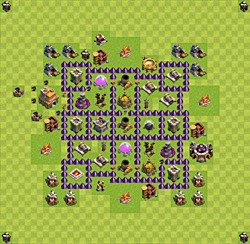Base plan (layout), Town Hall Level 7 for farming (#31)
