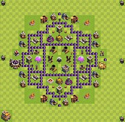 Base plan (layout), Town Hall Level 7 for farming (#32)