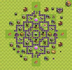 Base plan (layout), Town Hall Level 7 for farming (#33)