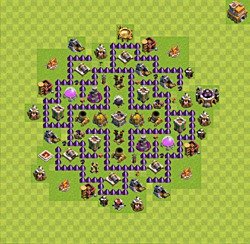 Base plan (layout), Town Hall Level 7 for farming (#34)