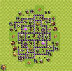Base plan (layout), Town Hall Level 7 for farming (#35)