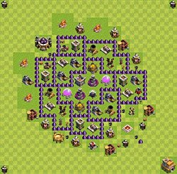 Base plan (layout), Town Hall Level 7 for farming (#41)