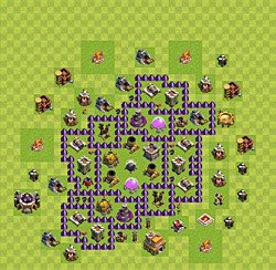 Base plan (layout), Town Hall Level 7 for farming (#44)