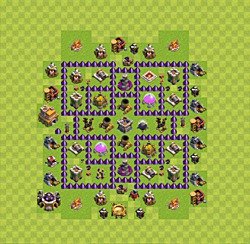 Base plan (layout), Town Hall Level 7 for farming (#45)