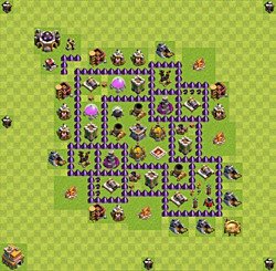 Base plan (layout), Town Hall Level 7 for farming (#46)