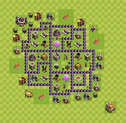 Base plan (layout), Town Hall Level 7 for farming (#47)