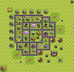 Base plan (layout), Town Hall Level 7 for farming (#48)