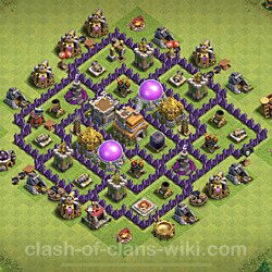 Base plan (layout), Town Hall Level 7 for farming (#493)