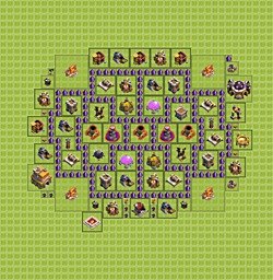 Base plan (layout), Town Hall Level 7 for farming (#6)