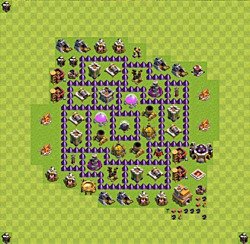 Base plan (layout), Town Hall Level 7 for farming (#62)