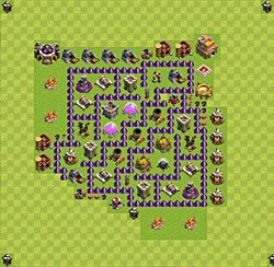 Base plan (layout), Town Hall Level 7 for farming (#65)