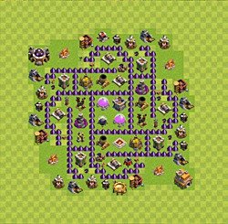 Base plan (layout), Town Hall Level 7 for farming (#66)