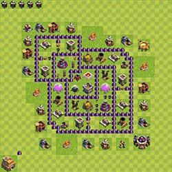 Base plan (layout), Town Hall Level 7 for farming (#80)