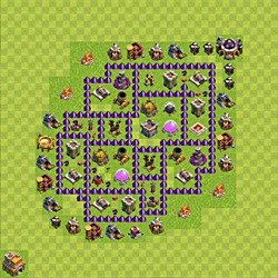 Base plan (layout), Town Hall Level 7 for farming (#81)