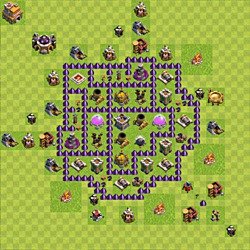 Base plan (layout), Town Hall Level 7 for farming (#91)