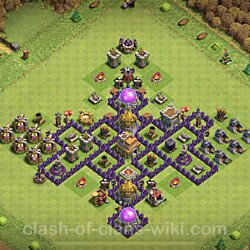 Base plan (layout), Town Hall Level 7 Troll / Funny (#1)
