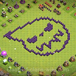 トロフィーコレクションの基本計画タウンホールレベル7, 異形2001