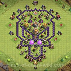 Base plan (layout), Town Hall Level 7 Troll / Funny (#4)