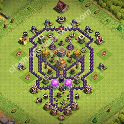 Top Troll Base HDV 7 + Lien (Link) 2026 - Funny Hôtel de Ville 7 Base Copier, #4