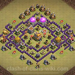 Base plan (layout), Town Hall Level 7 for clan wars (#1133)