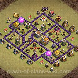 Base plan (layout), Town Hall Level 7 for clan wars (#1725)