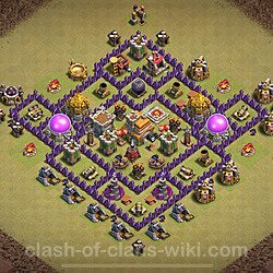 Base plan (layout), Town Hall Level 7 for clan wars (#1730)