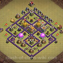 Base plan (layout), Town Hall Level 7 for clan wars (#1731)