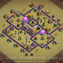 Base plan (layout), Town Hall Level 7 for clan wars (#1769)