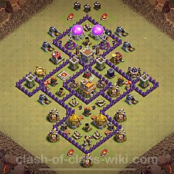 Base plan (layout), Town Hall Level 7 for clan wars (#1770)